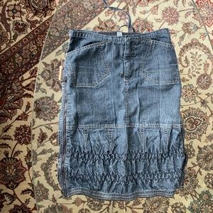 Le Marithé François Girbaud Knee Length Skirt